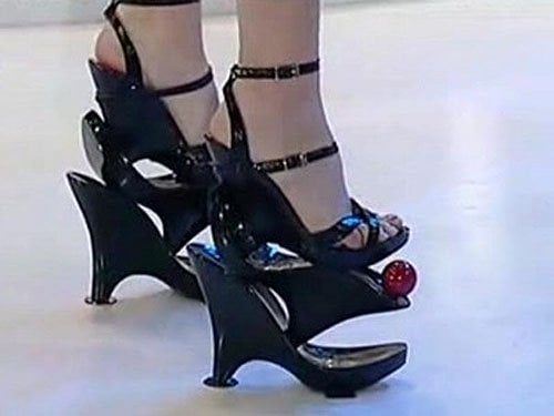 highest heels without platform