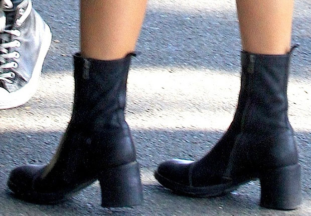 ann demeulemeester black boots