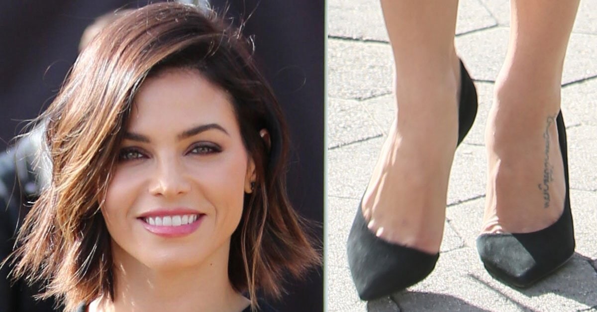 Jenna Dewan Tatum In Black Half D Orsay Pumps On Extra