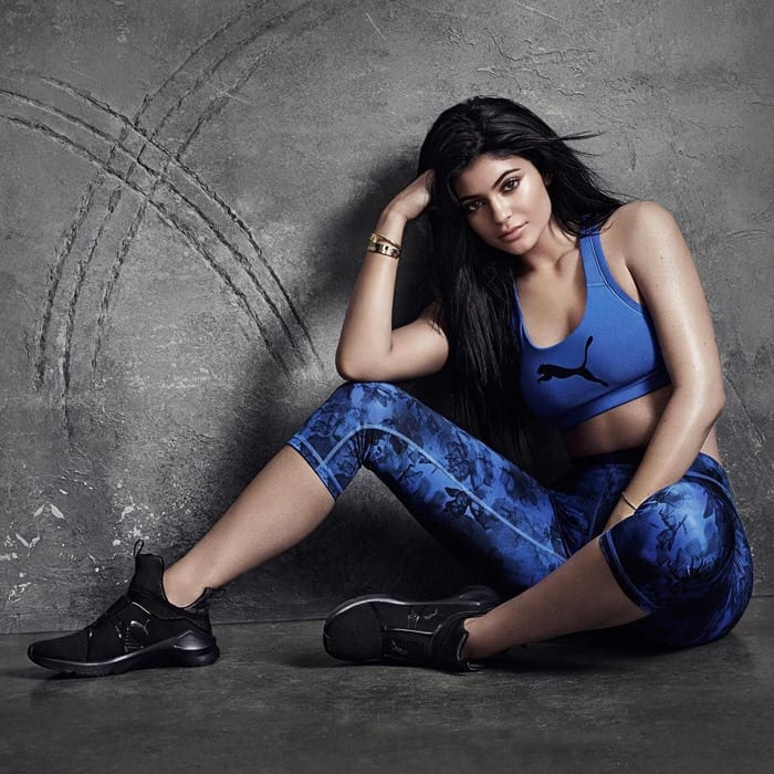 kylie jenner puma sneakers red