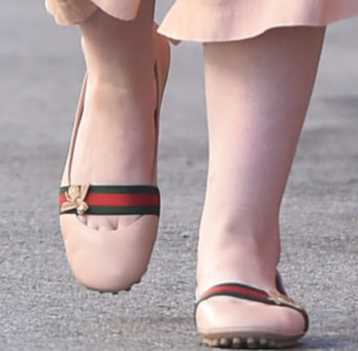 gucci ballet flats with bee