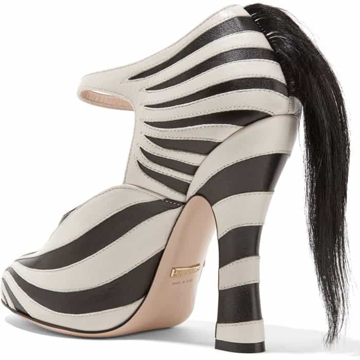 gucci zebra heels