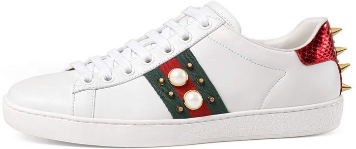 gucci ace spikes