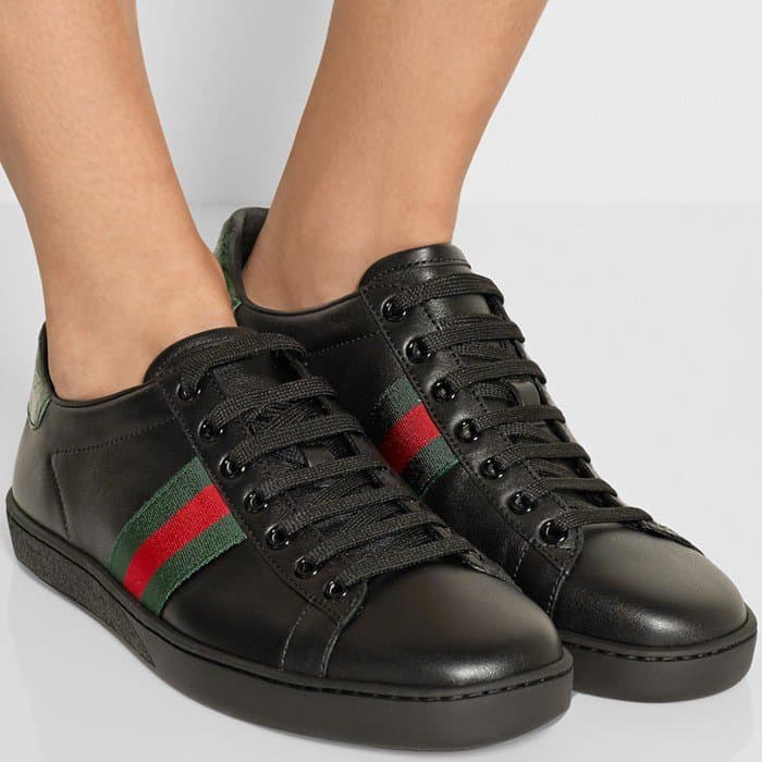 gucci ace shoes black