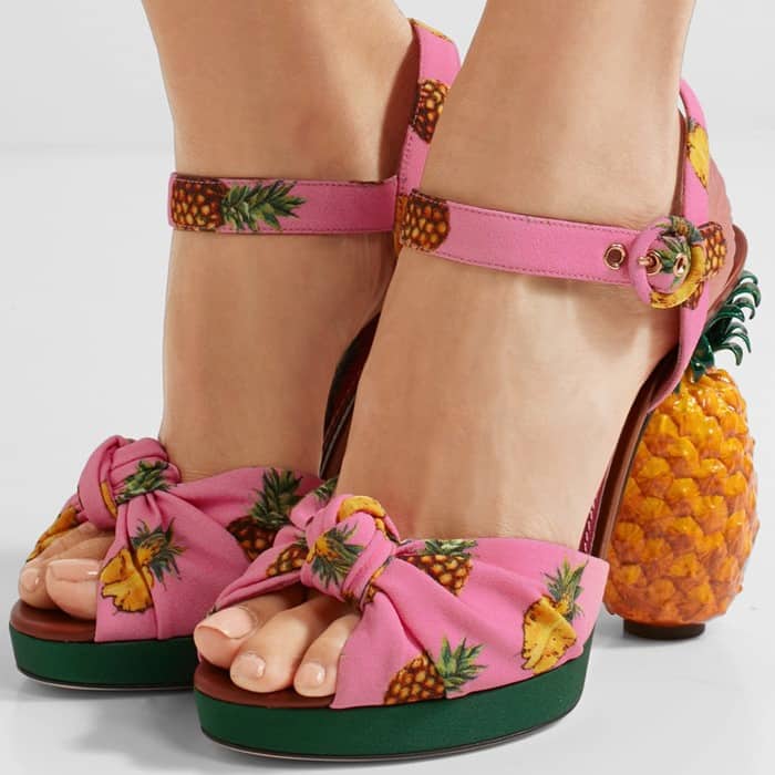 dolce gabbana pineapple shoes