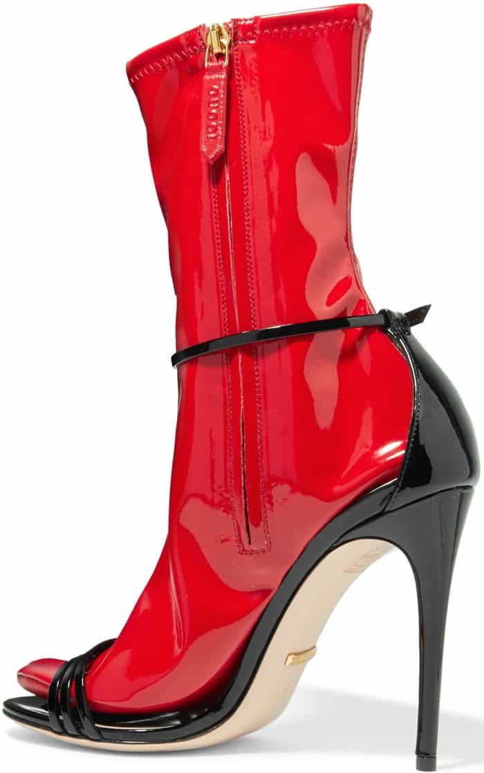 Gucci 'Ilse' Patent Leather Sandals 