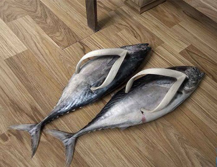 mens platform shoes with fish tank