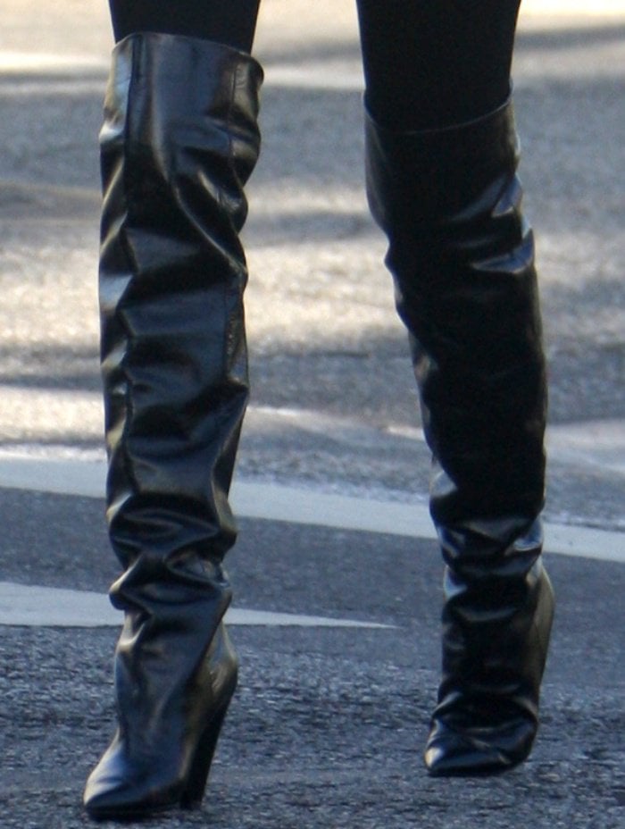 Embellished Saint Laurent Niki Boots 