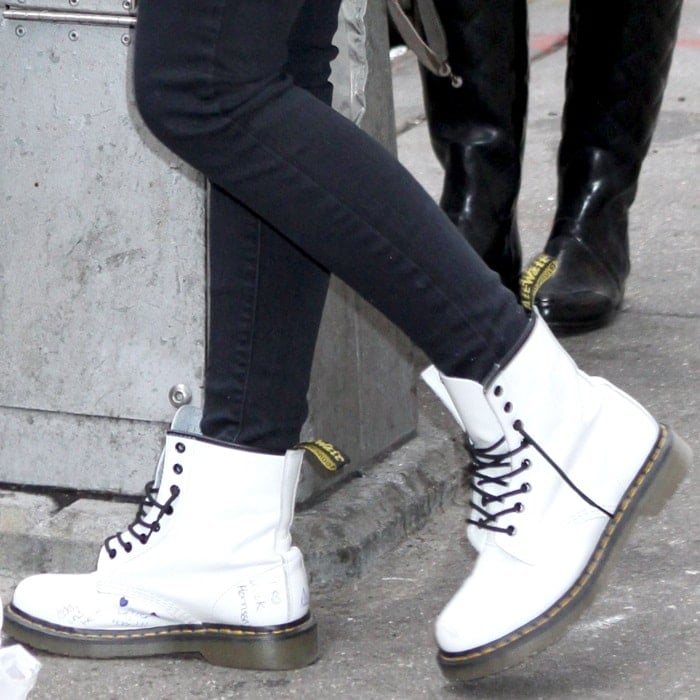 lace up doc marten style boots