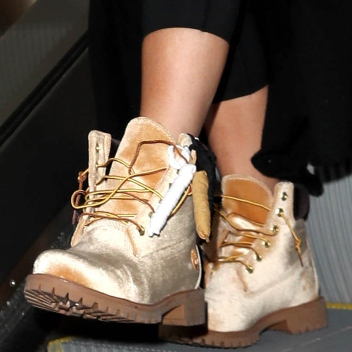 khloe kardashian timberland boots