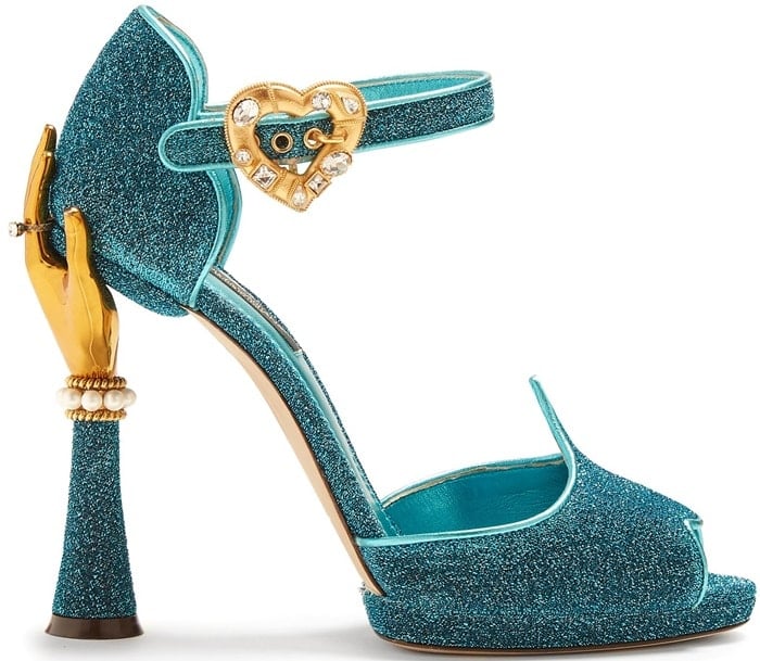 dolce and gabbana jeweled heels
