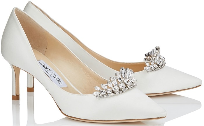 jimmy choo lace wedding shoes