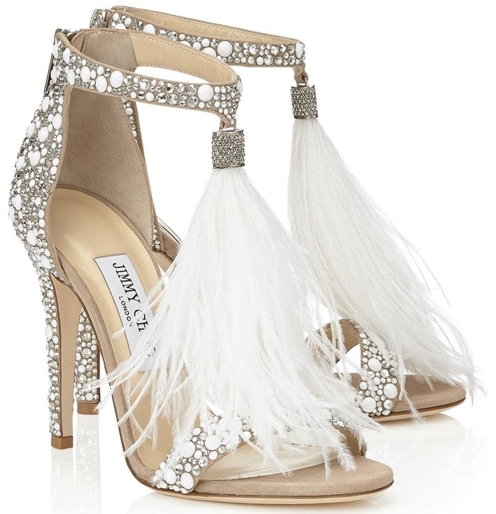 jimmy choo lace wedding shoes
