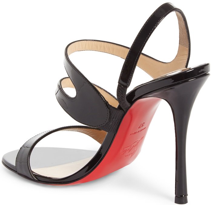 Vavazou Asymmetric Red Sole Sandals by 