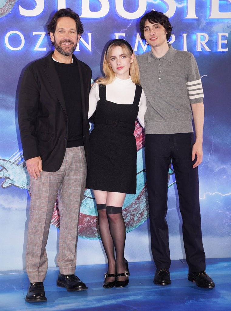 Mckenna Grace Nails S T Shirt Under Pinafore Dress Look At