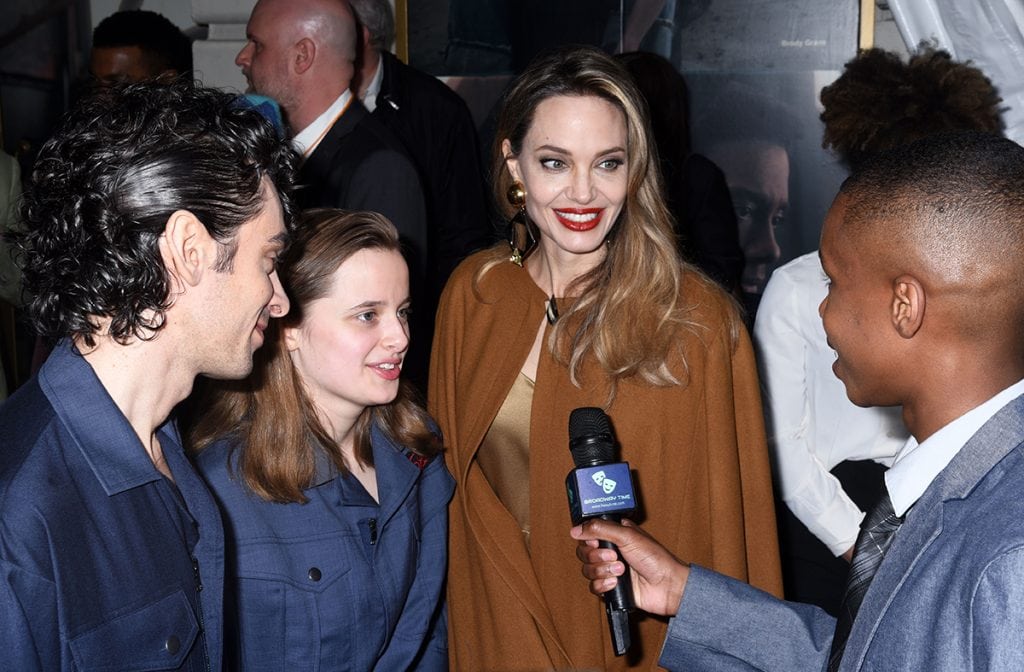 Angelina Jolie And Daughter Vivienne Stun At The Outsiders Debut In