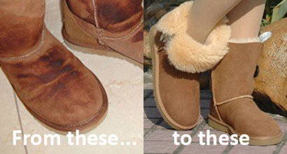 what can you clean uggs with