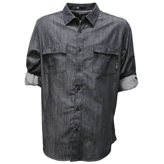 Billabong Men's Chaplin Long Sleeve Shirt in Indigo