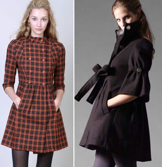 Plenty by Tracy Reese Plaid Coat and Ardistia Feminine Winter Coat