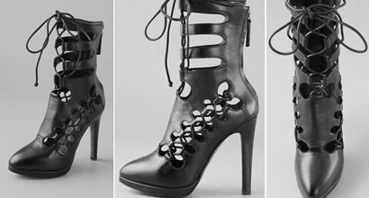 Giuseppe Zanotti for Christopher Kane Tall Laced Booties