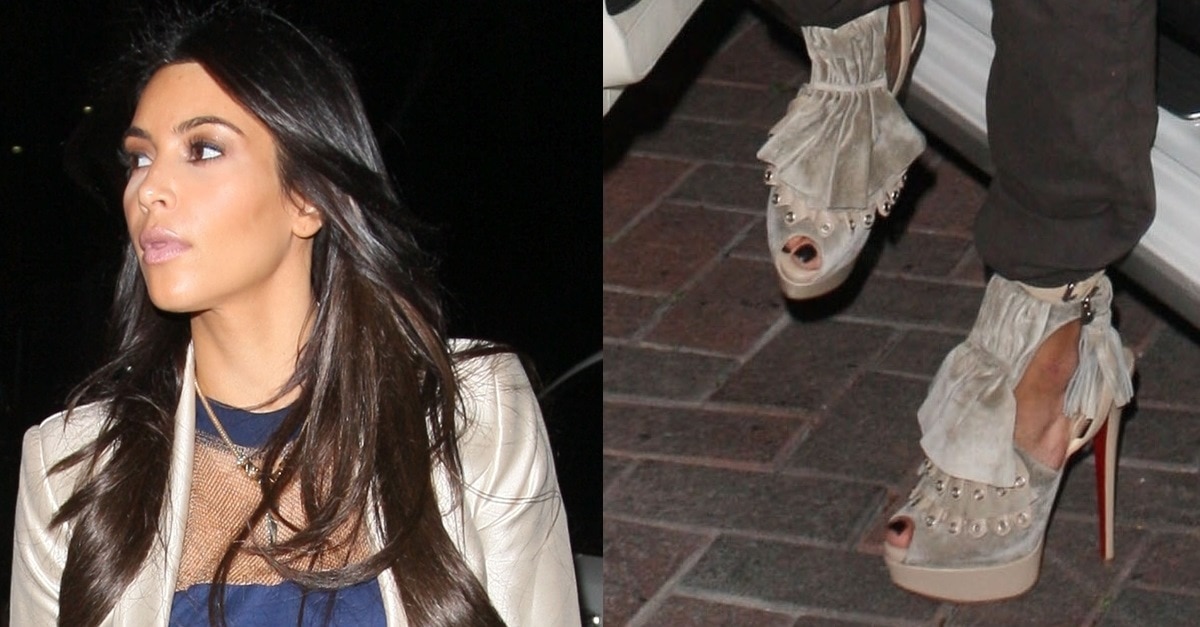 Kim Kardashian in Christian Louboutin 