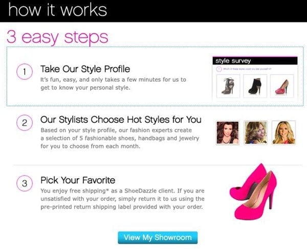 shoedazzle track my package