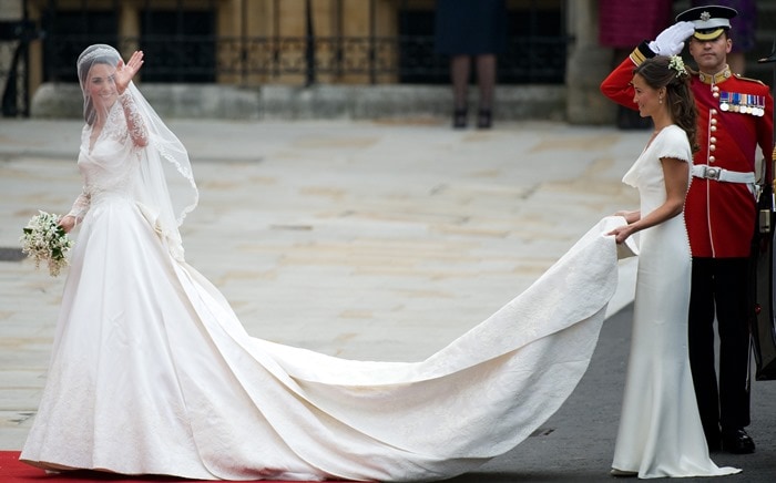 Revealed! The Secret Shoes Kate Middleton Wore Under Her Wedding Gown