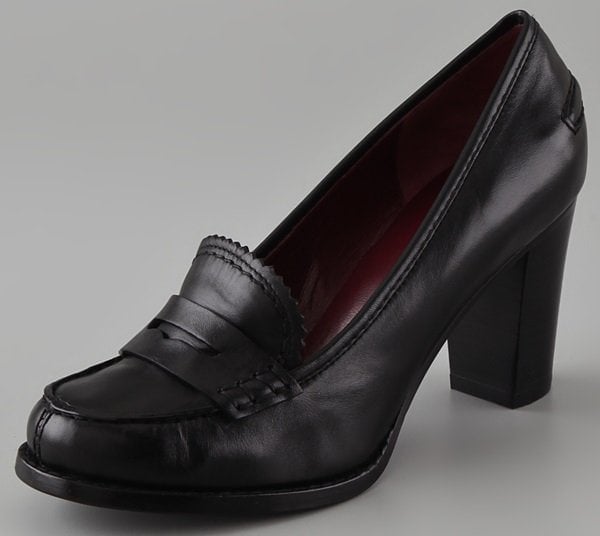 Hot New Shoe Trend: High Heeled Loafers