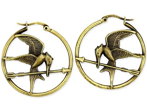 The Hunger Games Logo Hoop Earrings
