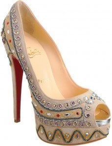 Courtney Love's Favorite Christian Louboutin Bollywoody Pump is Blue