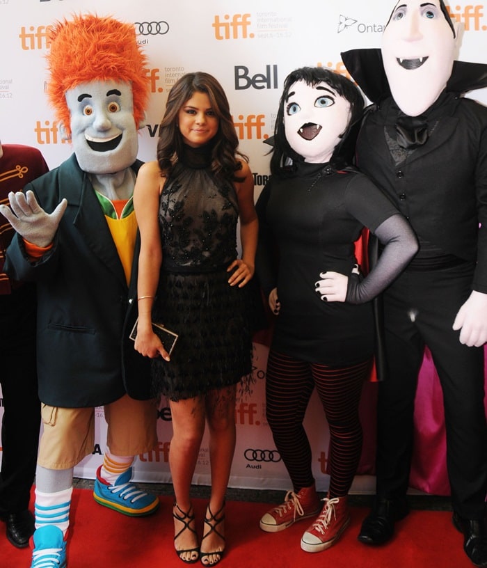 Actress Selena Gomez attends the 'Hotel Transylvania' photo call during the 2012 Toronto International Film Festival at TIFF Bell Lightbox on September 8, 2012
