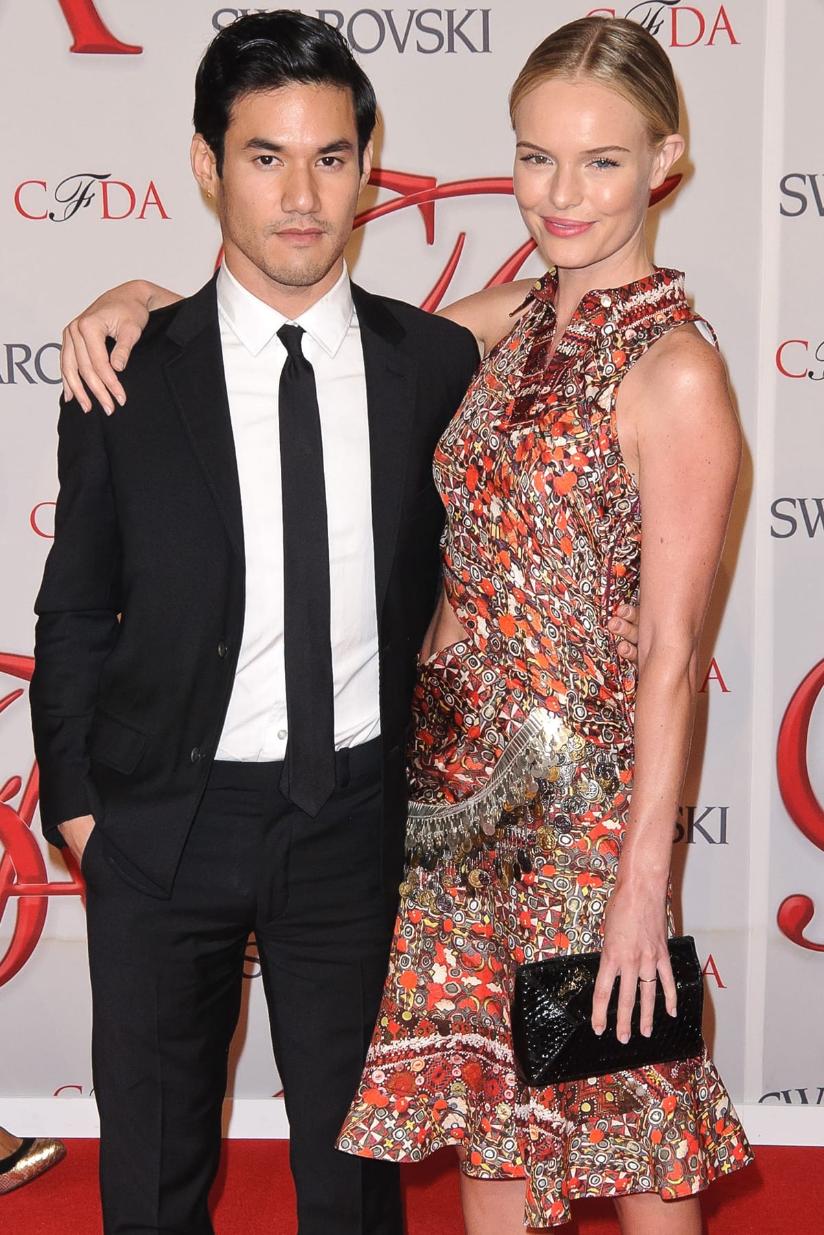 Kate Bosworth's dress was designed by New York-based Joseph Altuzzara