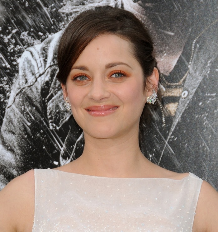 Marion Cotillard at the 'The Dark Knight Rises' New York Premiere at AMC Lincoln Square Theater in New York City on July 16, 2012