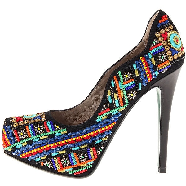 Boredom-Busting Beaded-All-Over Pumps by Lisa for Donald Pliner