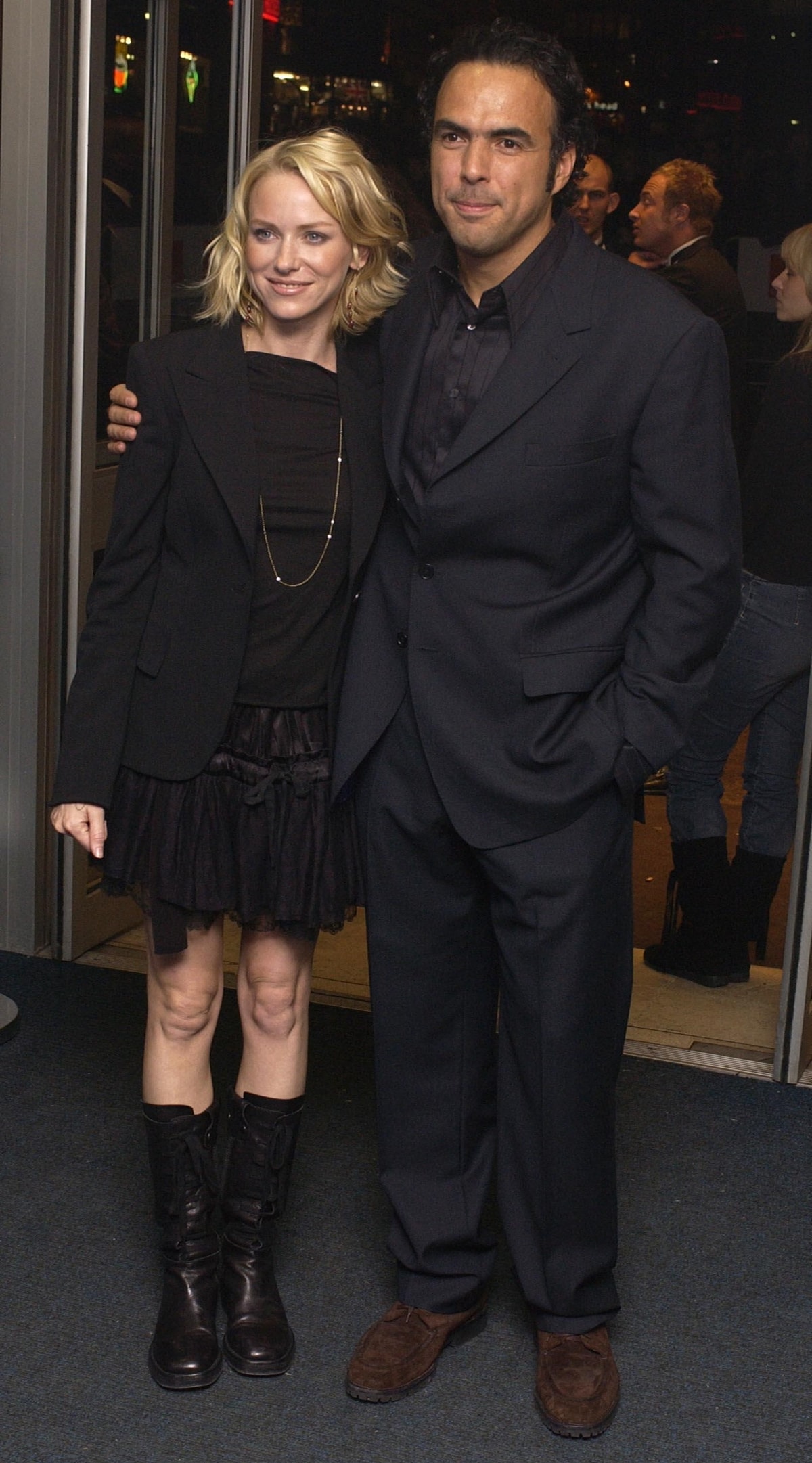 Naomi Watts and Alejandro Gonzalez Inarritu attend the premiere of 21 Grams
