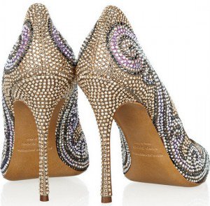 Dazzling Toe Shoes Dance for Clover Canyon's Winter Palace Collection