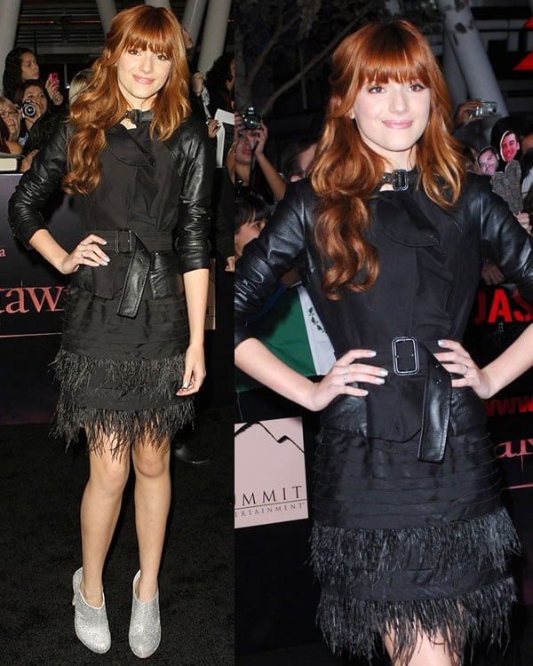 Bella Thorne at the Twilight Saga: Breaking Dawn -- Part 1 world premiere held at Nokia Theatre LA Live in Los Angeles on November 14, 2011
