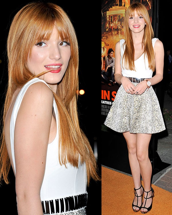 Bella Thorne at the premiere of Paramount Pictures' Fun Size