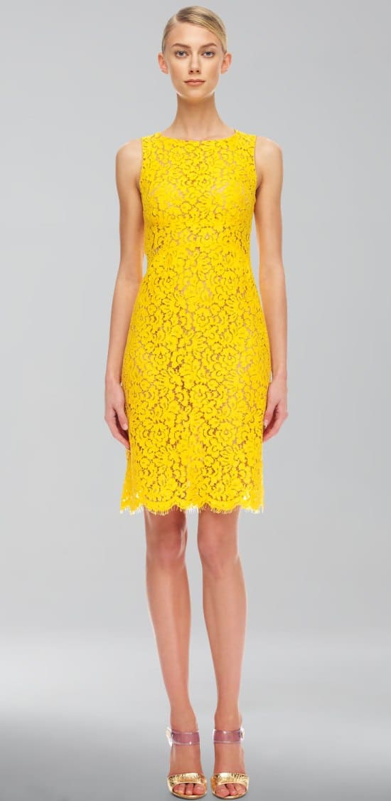 Michael kors dress clearance yellow