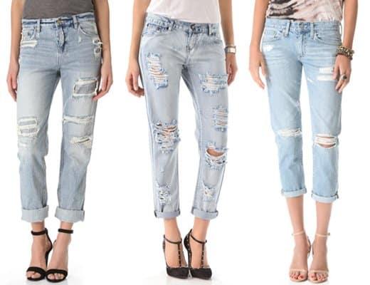 How to Wear Ripped Light Denim Jeans Like Nicole Scherzinger