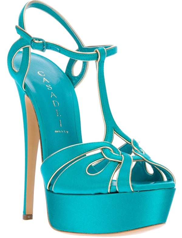 Casadei Ankle Strap Sandals Turquoise