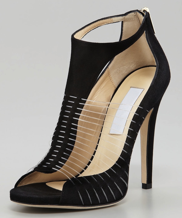Jimmy Choo 'Taste' Suede and Wire T-Strap Sandals