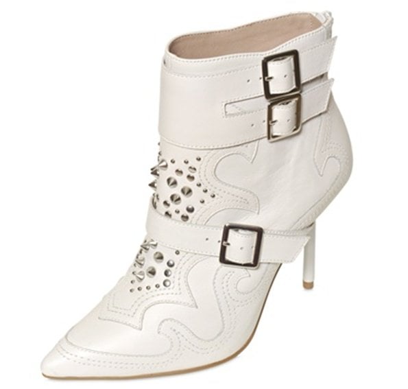 KG Kurt Geiger Studded Leather Ankle Boots