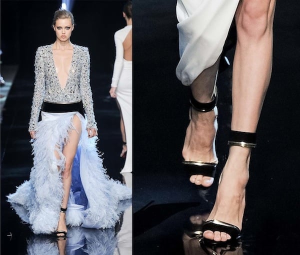 The Alexandre Vauthier runway look from Paris Haute Couture Fashion Week in July 2013