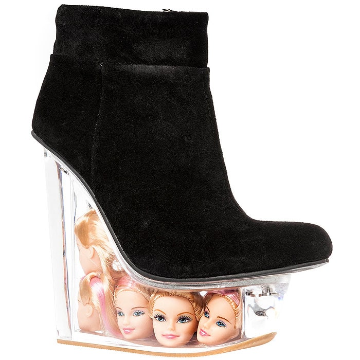 Barbie Head Shoes by Jeffrey Campbell: Scary Icy Doll Wedges