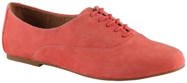 Aldo "Foliroli" Lace-Up Shoes in Peach