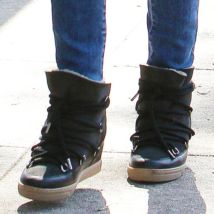mode brug wetgeving Isabel Marant's Wedge Sneakers For Winter: Nowles Snow Boots