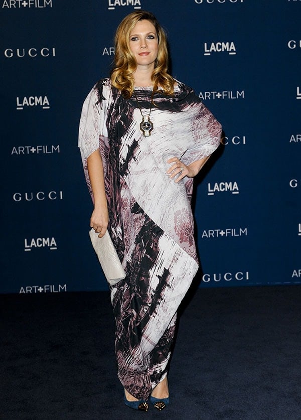 Drew Barrymore at the LACMA 2013 Art + Film Gala honoring Martin Scorsese and David Hockney and presented by Gucci