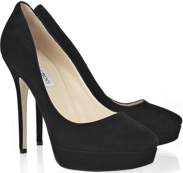 Black Jimmy Choo Cosmic Platform Pump