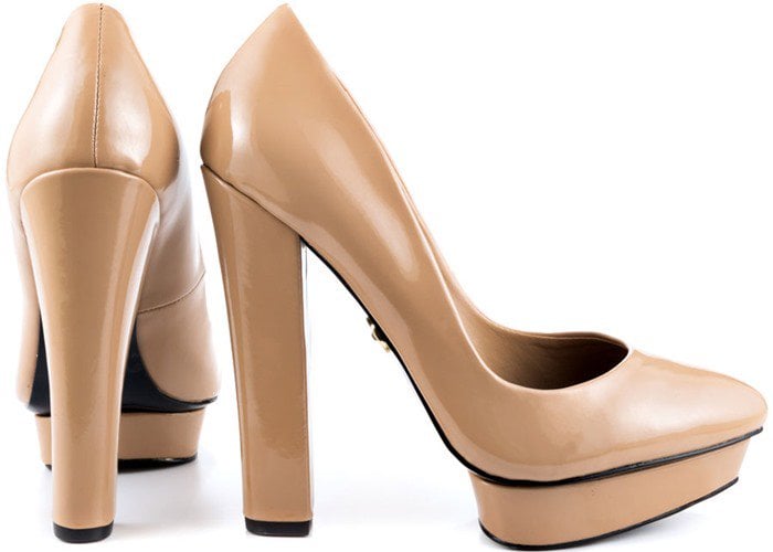 Adrienne Maloof "Yelena" in Nude Patent